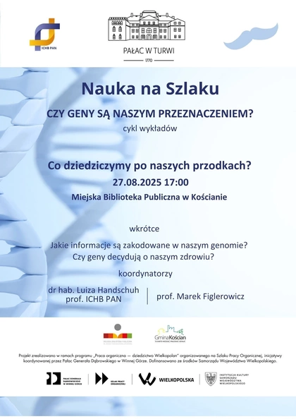 Zapraszamy na wykład „Co dziedziczymy po naszych przodkach?”