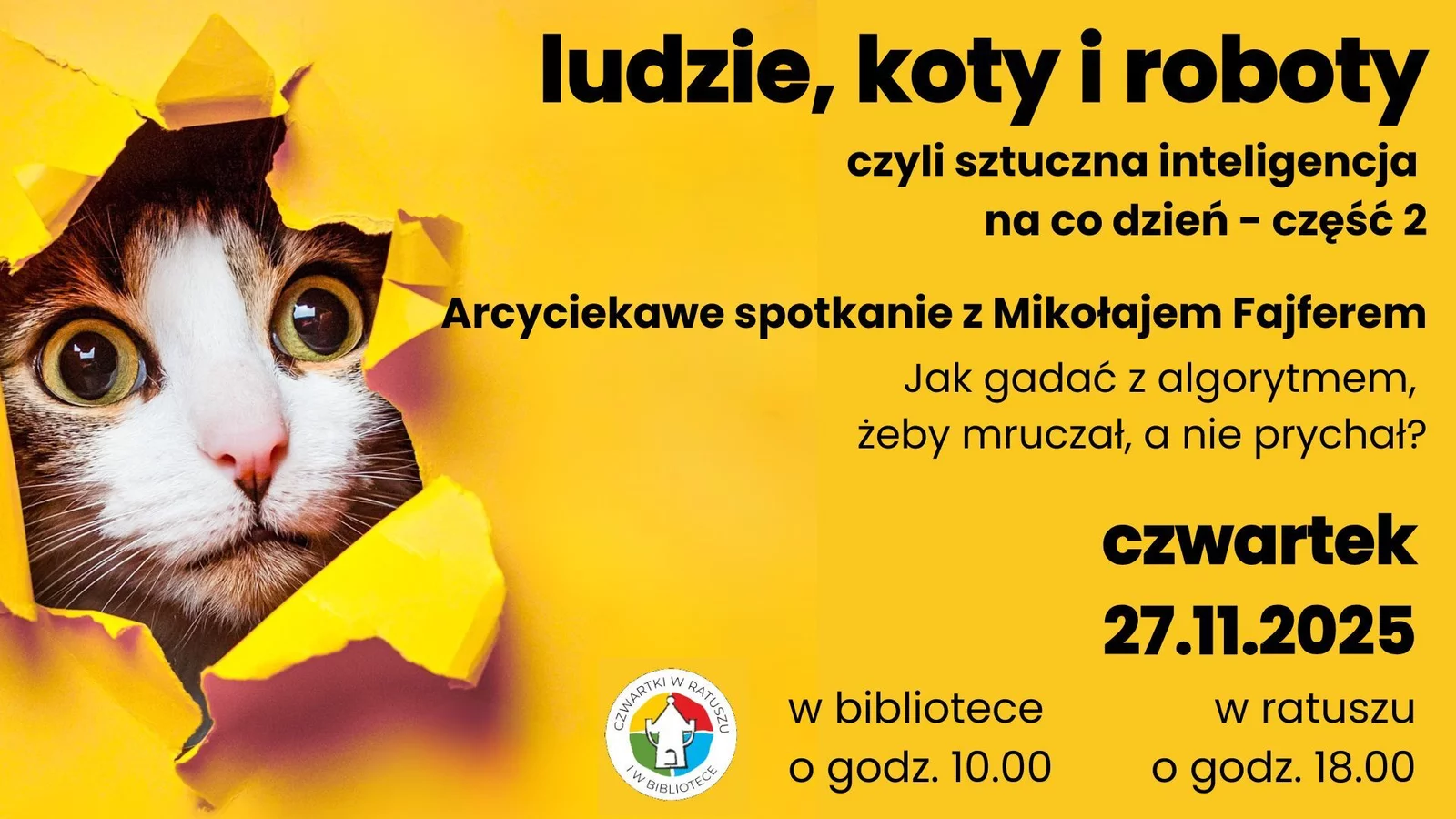 Jak gadać z algorytmem, żeby mruczał, a nie prychał? - zapraszamy do biblioteki
