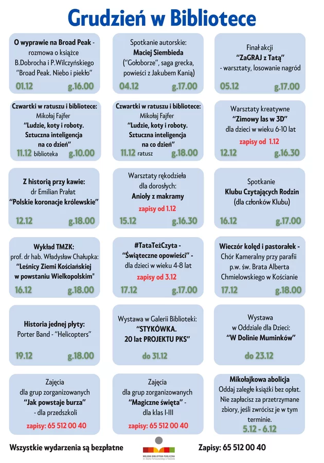 Grudzień w bibliotece