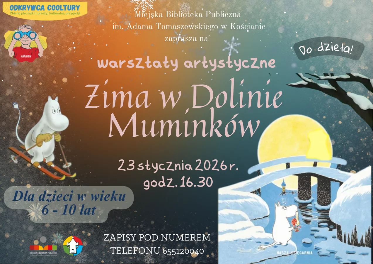„Zima w Dolinie Muminków” - warsztaty