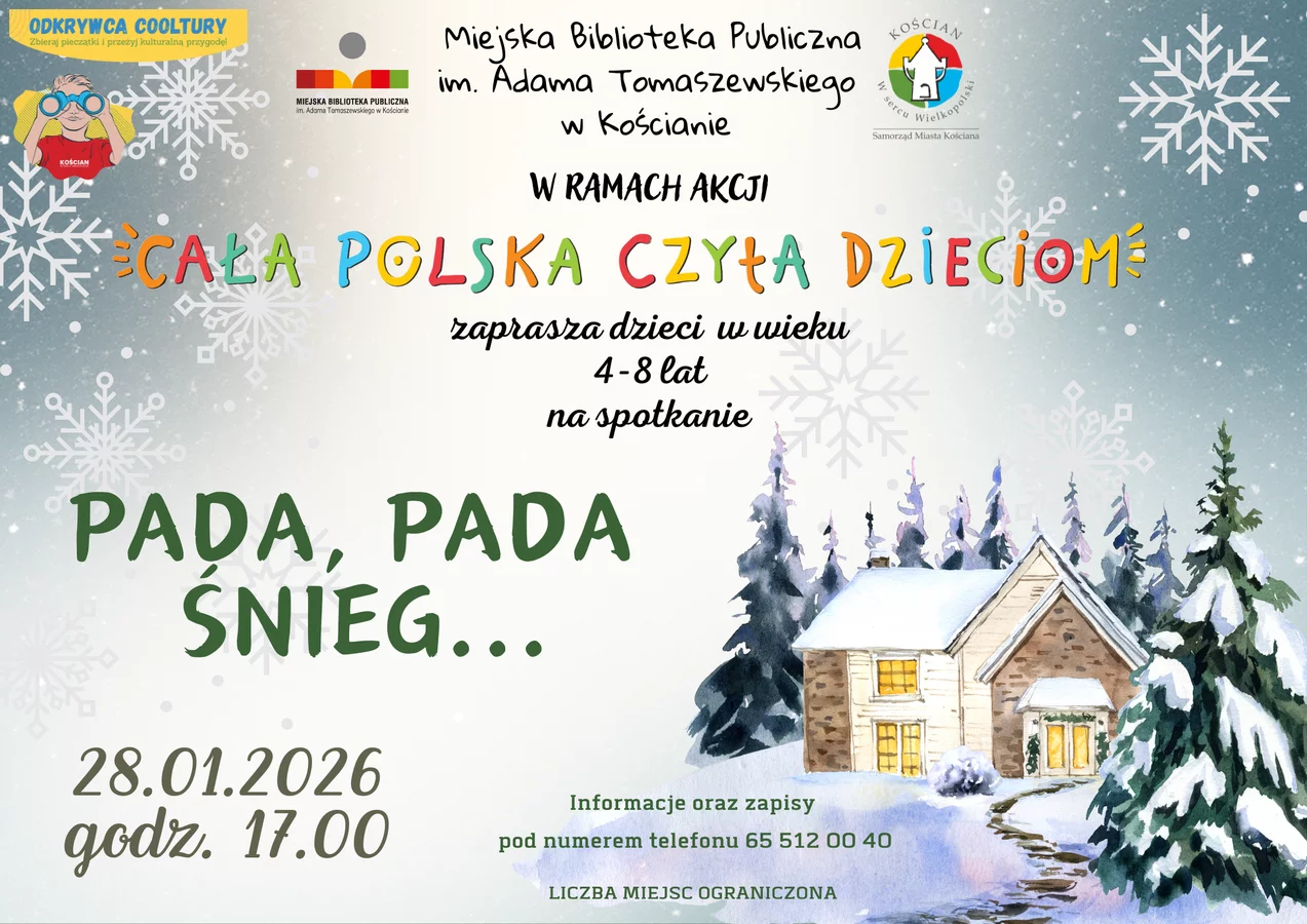 „Pada, pada śnieg…” - spotkanie w Oddziale dla Dzieci