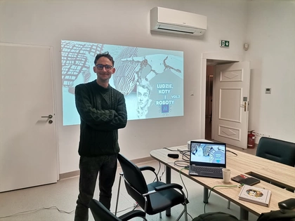 „Ludzie , koty i roboty, czyli sztuczna inteligencja na co dzień” - relacja ze spotkania 