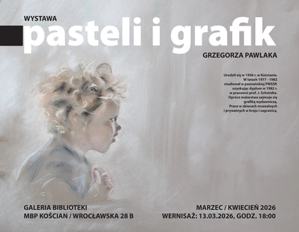 Wernisaż wystawy pasteli i grafik Grzegorza Pawlaka