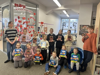 Ferie w bibliotece - relacja