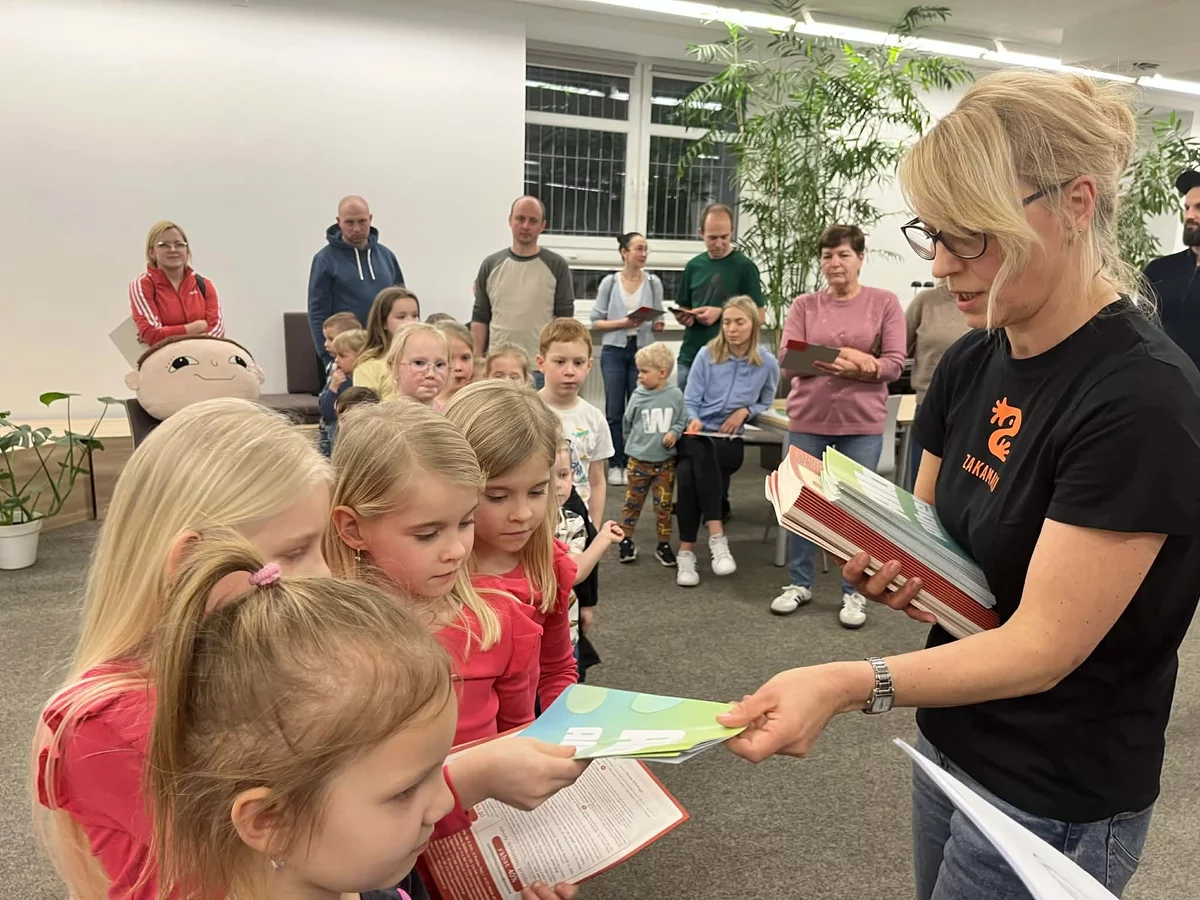 Beata Witoń i Albert gośćmi biblioteki