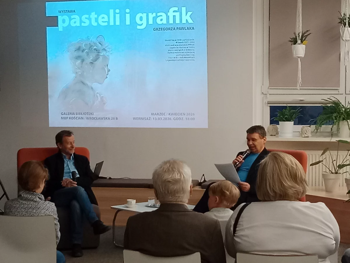 Relacja ze spotkania z artystą plastykiem Grzegorzem Pawlakiem