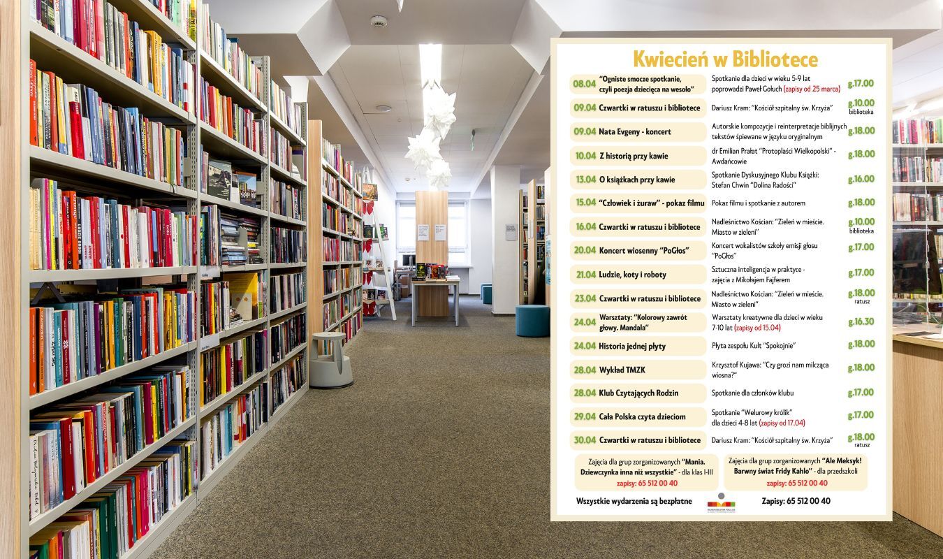 Kwiecień w bibliotece
