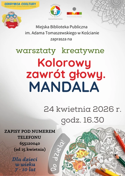 Kolorowy zawrót głowy. Mandala - warsztaty dla dzieci