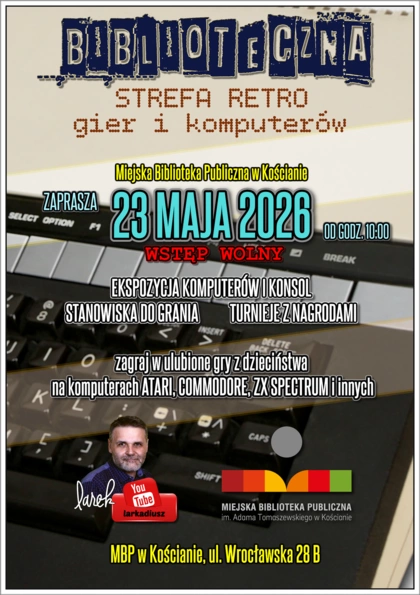 Biblioteczna strefa retro gier i komputerów