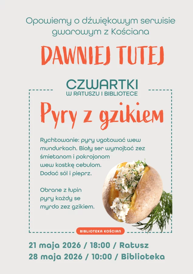 Dawniej tutej, czyli blubry z Kościana