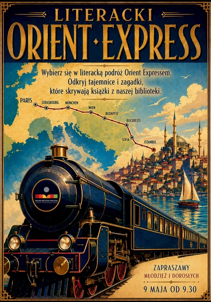 Gra w stylu escape room - „Literacki Orient Express” 