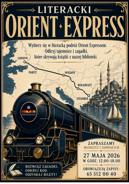 Literacki Orient Express - gra w stylu escape room