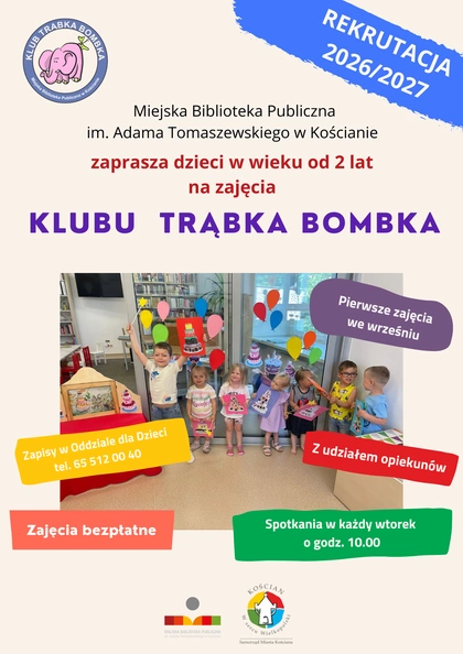 Zaproszenie do Klubu Trąbka Bombka 
