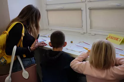zdjęcia z Nocy Bibliotek w kościańskiej bibliotece