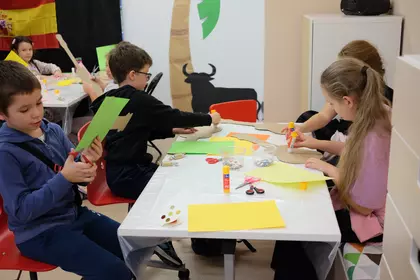 zdjęcia z Nocy Bibliotek w kościańskiej bibliotece